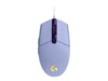Logitech Gaming Mouse G203 LIGHTSYNC Optisk Kabling Lilla