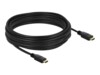 Delock HDMI-kabel med Ethernet 10m Sort