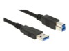 Delock USB-kabel 1.5m Sort