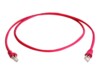 Telegärtner DataVoice Office MP8 FS 500 CAT 6a SFTP, PiMF 15m Patchkabel Rød RAL 3018