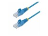 StarTech.com 15m Blue Slim CAT6 Ethernet Cable, Snagless, 28AWG, LSZH CAT 5/5e/6 Ikke afskærmet parsnoet (UTP) 15m Patchkabel Blå