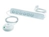 REV Stikdåse 6-stik 16A Hvid 1.4m