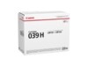 Canon 039 H Sort 25000 sider Toner 0288C002