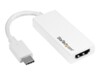 StarTech.com USB-C to HDMI Adapter - White - 4K 60Hz Videoadapter 15cm Hvid