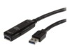 StarTech.com USB 3.0 USB forlængerkabel 3m Sort