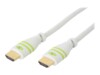 TECHly HDMI-kabel med Ethernet 1m Hvid