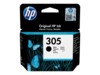 HP 305 Sort 120 sider Blæk 3YM61AE#302