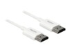 Delock High Speed HDMI with Ethernet HDMI-kabel med Ethernet 4.5m Hvid