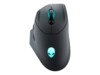 Alienware AW620M Optisk Trådløs/kablet Sort