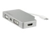 StarTech.com Videointerfaceomformer Mini DisplayPort / HDMI / DVI / VGA 10.5cm Sølv
