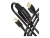 AXAGON USB 2.0 USB-kabel 15m Sort