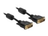 Delock DVI-kabel 5m Sort