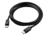 Kramer 20 pin DisplayPort han haspet -> 20 pin DisplayPort han haspet 1.8 m Sort