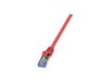 LogiLink PrimeLine CAT 6a SFTP, PiMF 10m Patchkabel Rød