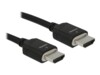 Delock HDMI-kabel med Ethernet 3m Sort