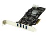 StarTech.com USB-adapter PCI Express x4 5Gbps
