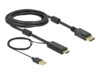 Delock Video/audiokabel 3m Sort
