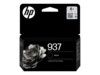 HP 937 Black Original Sort 1250 sider Blæk