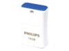 Philips FM16FD85B Pico Edition 2.0 16GB USB 2.0 USB stick Blå Hvid