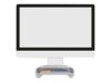 Delock Monitor Stand with Drawer white