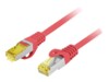 Lanberg CAT 6a S/FTP 50cm Patchkabel Rød RAL 3017