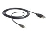 Delock USB-kabel 1.5m Sort