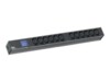 Bachmann BlueNet BN0500 Stikdåse 12-stik 16A Sort 2m