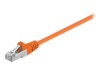 goobay CAT 5e SF/UTP 50cm Patchkabel Orange