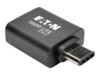 Eaton Tripp Lite Series USB / USB 2.0 / USB 3.0 / USB 3.1 USB-C adapter Sort