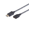 DisplayPort 1.2 Extension Cable, 4K, 5,0m