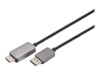 DIGITUS Videoadapter DisplayPort / HDMI 1.8m Sort
