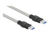 Delock USB-kabel 1m Sølv