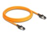 DeLOCK CAT 6a S/FTP 2m Patchkabel Orange