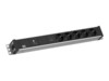 Bachmann Basic Strømfordelingsenhed 5-stik 16A Grå 2m