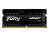 Kingston FURY Impact DDR4 8GB 3200MHz CL20 Ikke-ECC SO-DIMM 260-PIN