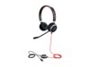 Jabra Evolve 40 UC stereo Kablet Høretelefoner Sort
