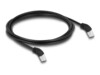 DeLOCK CAT 6a S/FTP 2m Patchkabel Sort