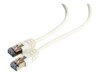 Cablexpert CAT 6 Kabel med folie og kobberfletning (FTP) 2m Patchkabel Hvid