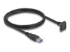 Delock USB-kabel 1m Sort