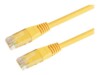 Prokord CAT 6 Ikke afskærmet parsnoet (UTP) 30cm Netværkskabel Yellow