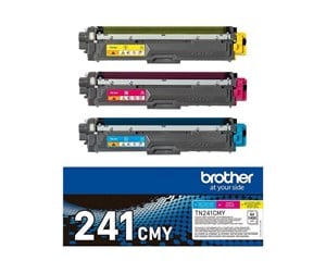 Brother TN 241CMY Gul Cyan Magenta 1400 sider Toner