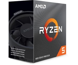 AMD Ryzen 5 4500 3,6 GHz 6 kerner AM4 PIB - m/køler