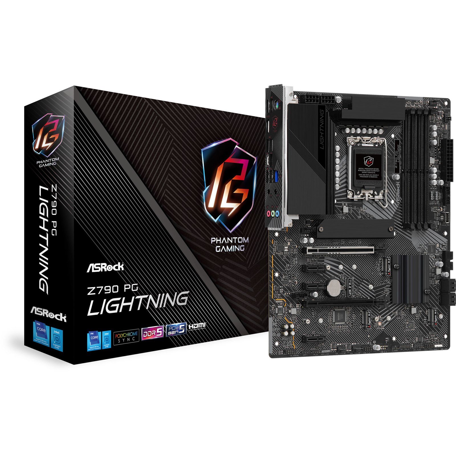 ASRock Z790 PG Lightning ATX LGA1700 Intel Z790