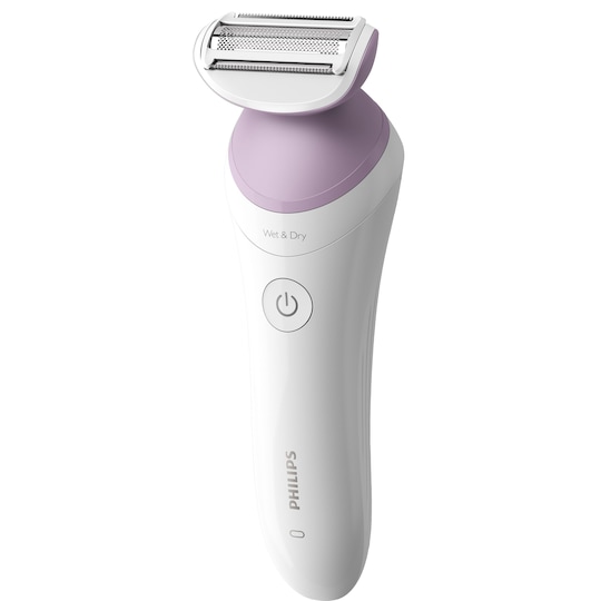Philips 6000 Series BRL136 Ladyshaver Lilla Sølv Hvid