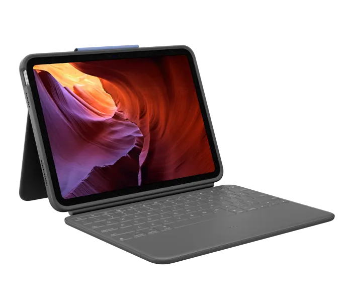 Logitech Rugged Folio Tastatur og folio-kasse Kablet UK