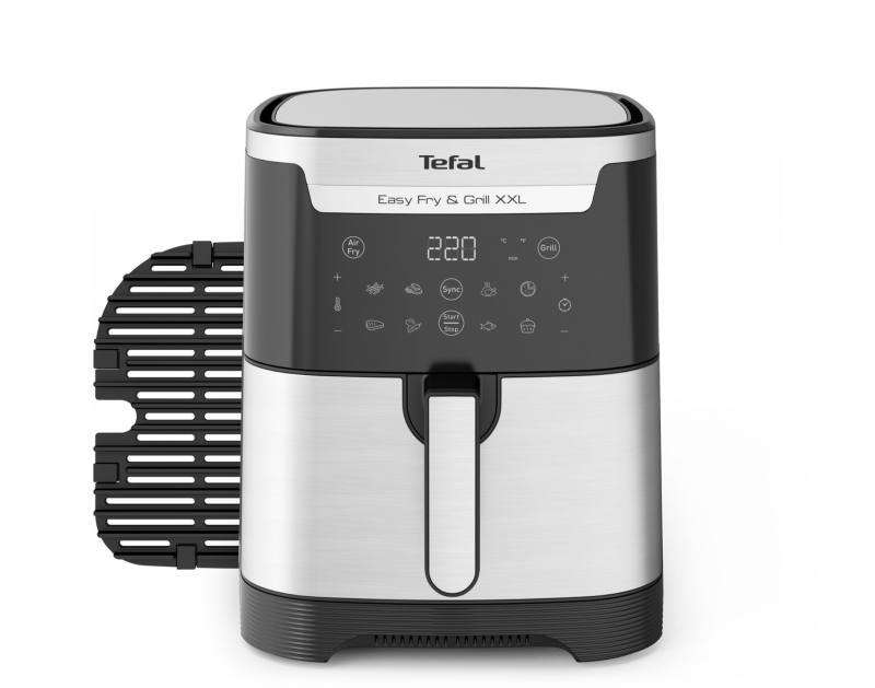 Tefal Easy Fry & Grill XXL EY801D15 Airfryer 1.83kW Rustfrit stål