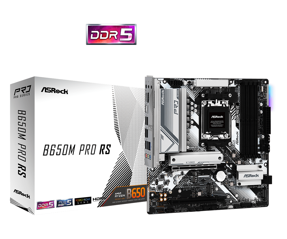 ASRock B650M PRO RS Micro-ATX AM5 AMD B650