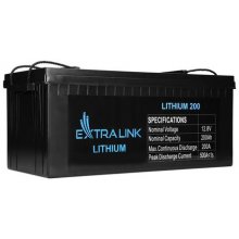 EXTRALINK BATTERY ACCUMULATOR LITHIUM LIFEPO4 12.8V 200AH