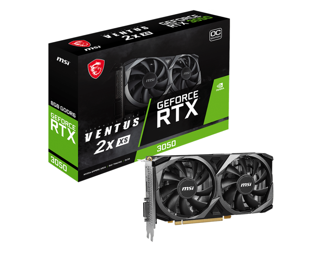 MSI GeForce RTX 3050 VENTUS 2X XS 8G OC 8GB