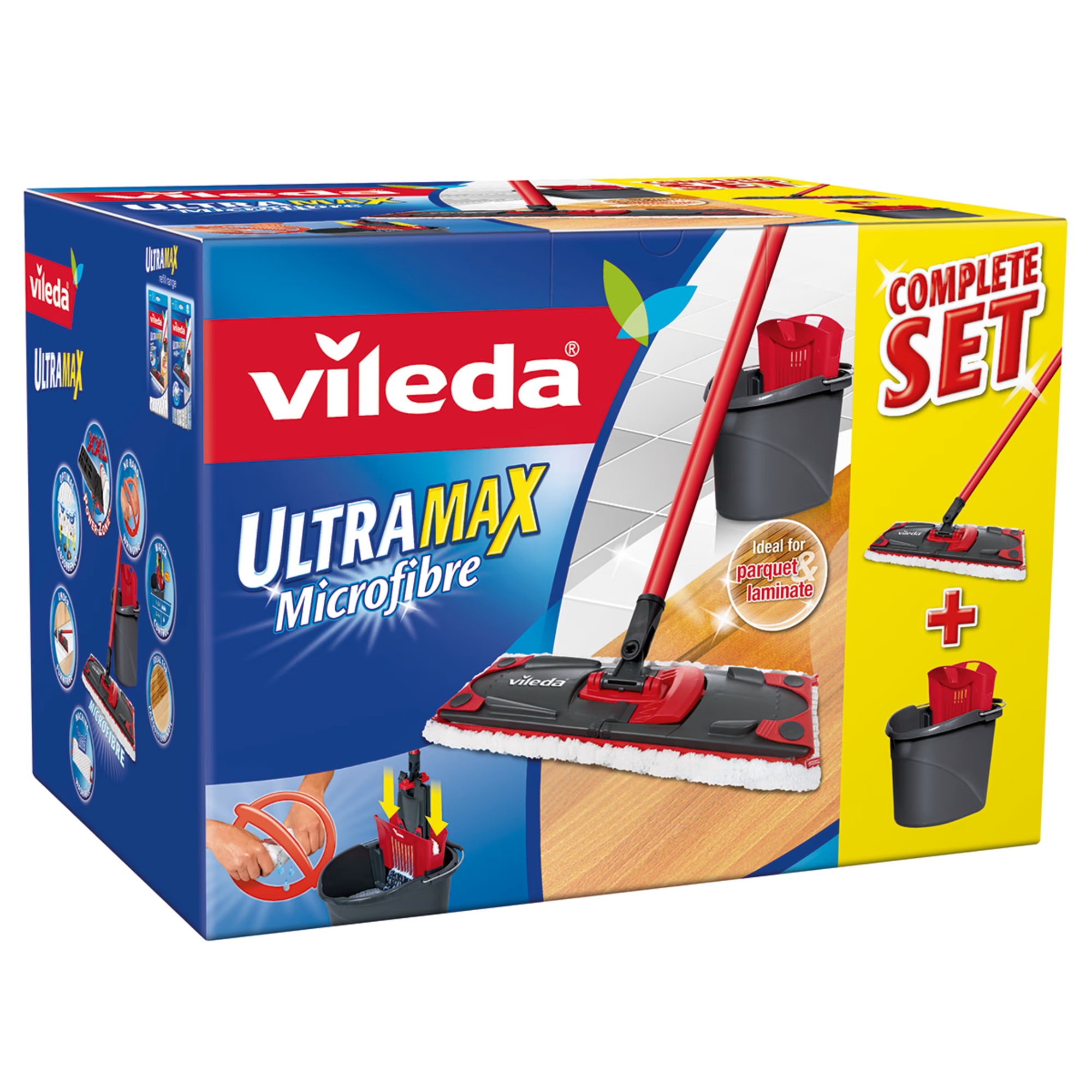 Vileda Ultramax Moppe, spand og klemmekurvsæt